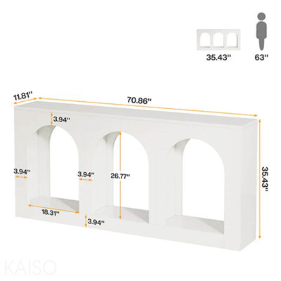 Console, arches élégantes pour le vestibule - standard