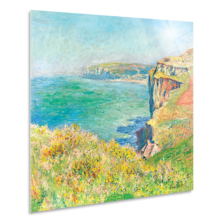 Claude Monet-Cliff by the Sea-Horizontal
