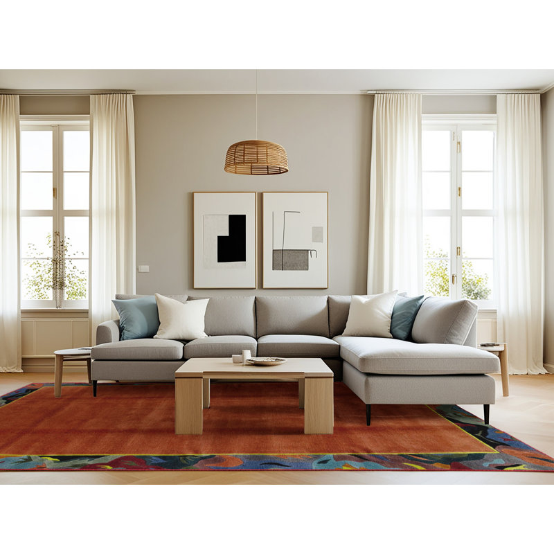 Abstract Indoor Rug, Rectangle 8' x 12'