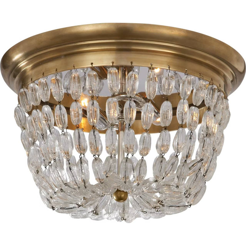 Paris Flea Market Flush Mount, 7.75" H x 13" W x 13" D