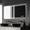 Miroir de salle de bain 60 po x 28 po à DEL avec miroirs de salle de bain avec lumières frontales anti-buée et sans miroir