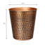 Poubelle en acier martelé 2 gallons Axel-116835248