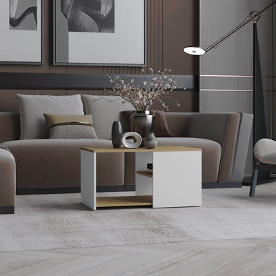Table basse, 2 tablettes