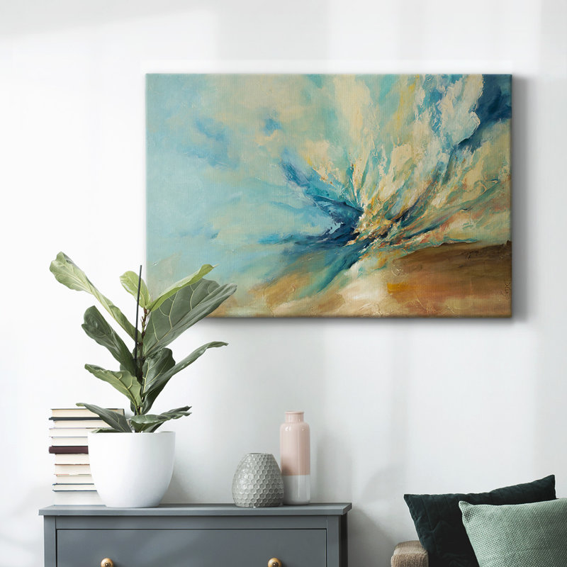 Blue   -Gallery Wrapped Canvas, 18" H x 27" W