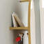 Armoire à chaussures murale avec miroir, finition brune