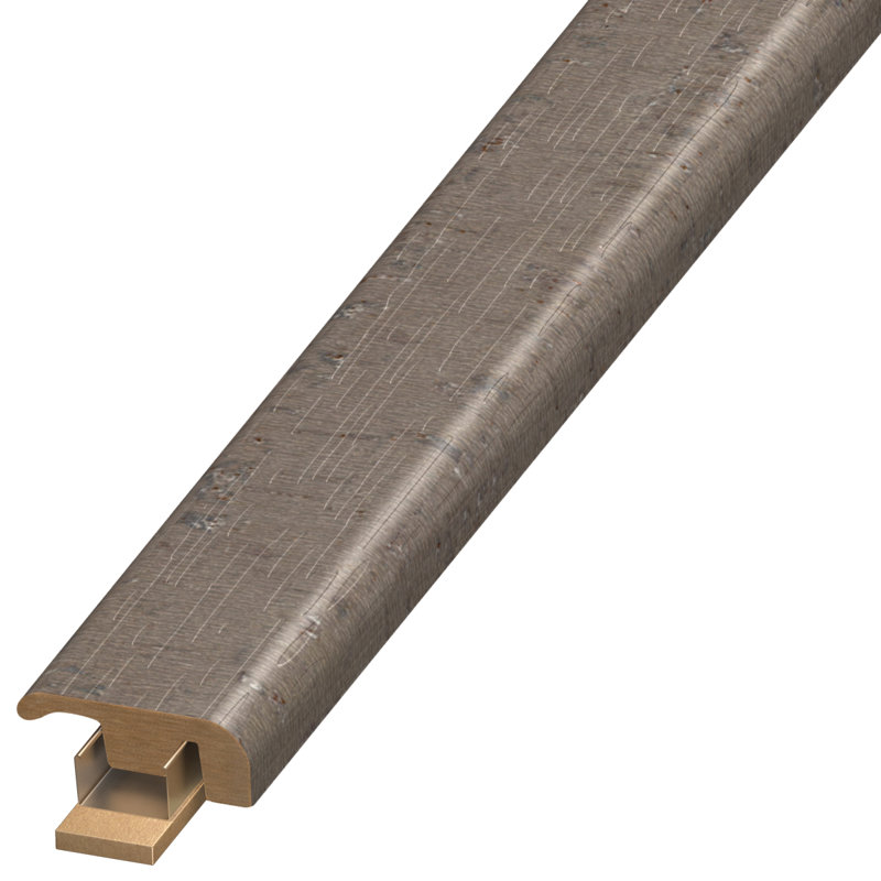 Couvre-seuil / embout en bois d'ingénierie de 0,5 po d'épaisseur x 1,38 po de largeur x 94 po, Ciment tendance