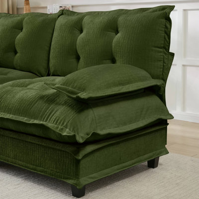 Canapé 73 RSF en chenille - vert
