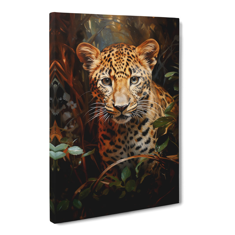 Leopard Realism Art - No Frame Print, 50cm H x 35cm W x 3cm D