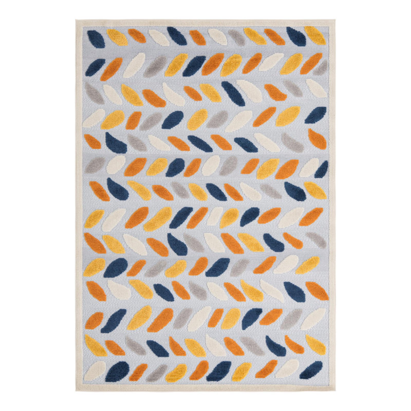 Oranjestad Aruba Indoor/Outdoor Rug, Rectangle 5'3" x 8'