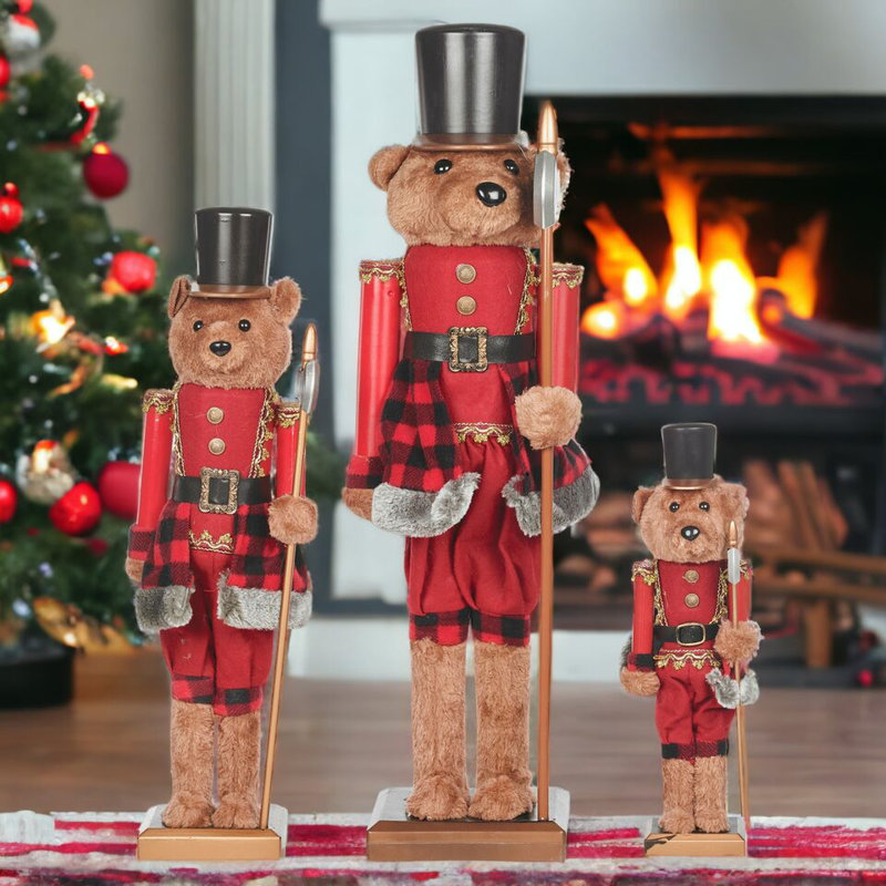 The Seasonal Aisle Red Costumes With Shimmering Gold Accents, 60cm H x 60cm W x 60cm D