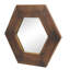 Miroir hexagonal 18,5 po x 18,5 po-804593280