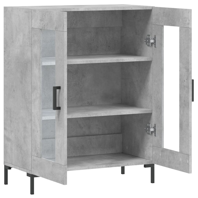 Manisa Display Cabinet, Concrete Grey