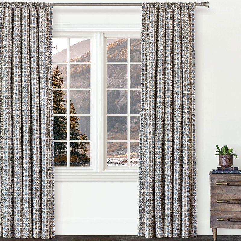 Kane Room Darkening Curtain, 96" W x 120" L