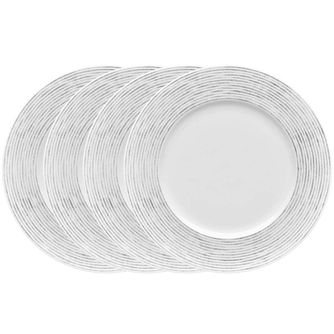 Noritake Hammock Rim Dinner Plates - Stripes, 11" (Set of 4) Noritake 