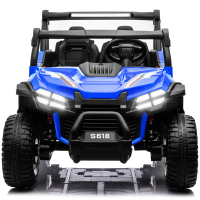 24V Kids Ride On Toy Car Utv pour enfants, 2 places