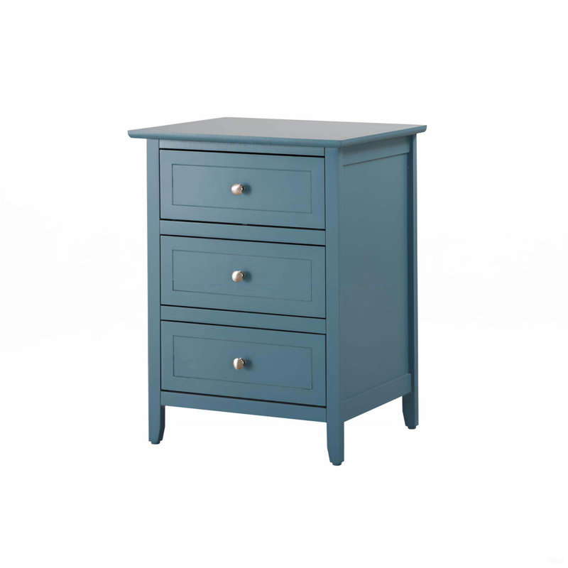 Table de chevet transitionnelle, Sarcelle