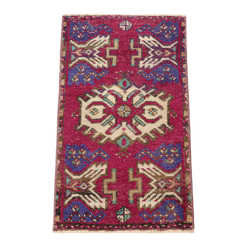 One-of-a-Kind 1'5" X 2'9" Hand Knotted Area Rug