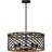 5 - Light Dimmable Drum Chandelier