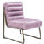 Fauteuil d'appoint, cuir fleur Gisteria