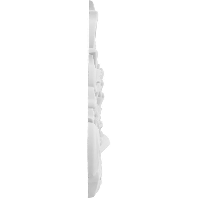 Rosette Delphos, H 4,5 po x l 6 po x P 0,5 po