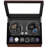 Laydon 13.4" Watch Display Box Automatic Rotation 4+6 Watch Winder Box