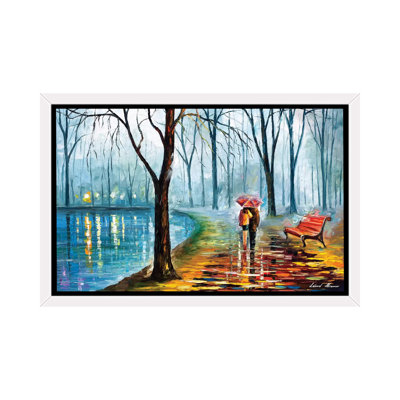 " Inside the Rain " Oil Painting