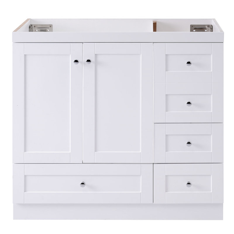 Armoire de salle de bain moderne avec quatre tiroirs