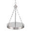 Luminaire suspendu DEL intégré 17 po Wittmar en nickel poli avec verre gravé-912347820-912347821