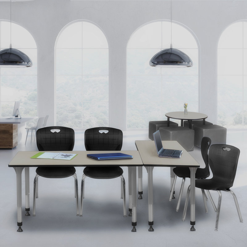 Ensemble de table et chaises Romig Kee, Érable, Noir