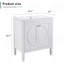 Meuble-lavabo blanc 30 po sans assemblage