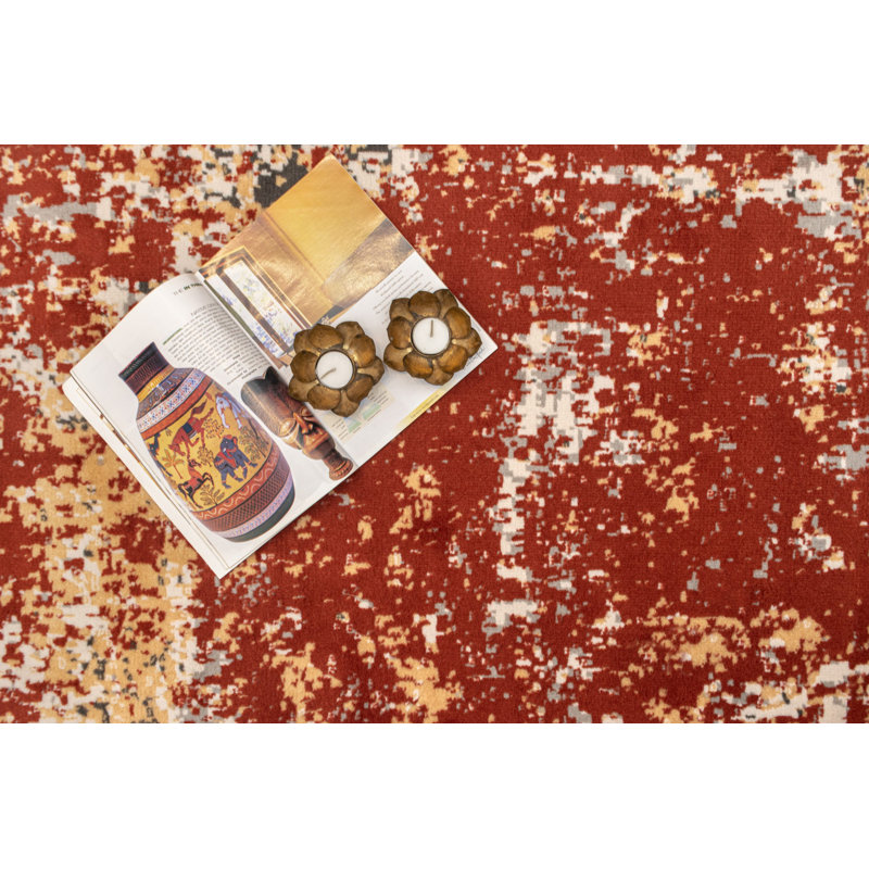 Abstract Indoor Rug, Rectangle 3'6" x 5'6"
