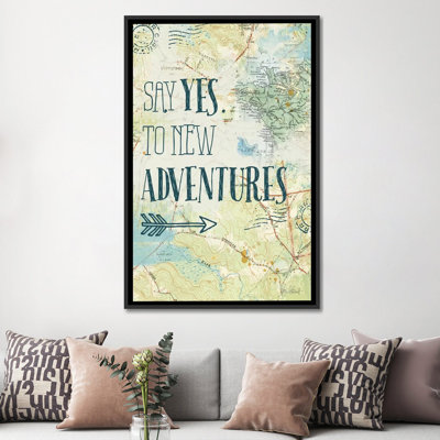«Map Sentiments II», art textuel sur toile