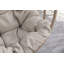 Chaise suspendue en osier avec support, hamac à bascule intérieur / extérieur, gris lin-794331359-794331355