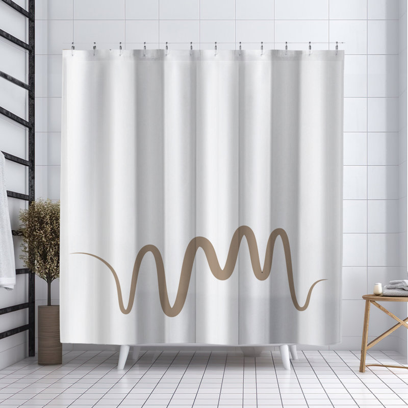 Rideau de douche Coco, Beige