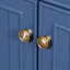 Meuble-lavabo bleu 36 po (lavabo non inclus)