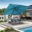 304cm X 396cm Rectangular Cantilever Parasol-100771297