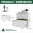 Office Storage Cabinet, File Cabinet With Lock, Metal Lateral Filing Cabinet With 2 Drawers For Home Office, Lateral Filing Cabinet For Storage-1348310650