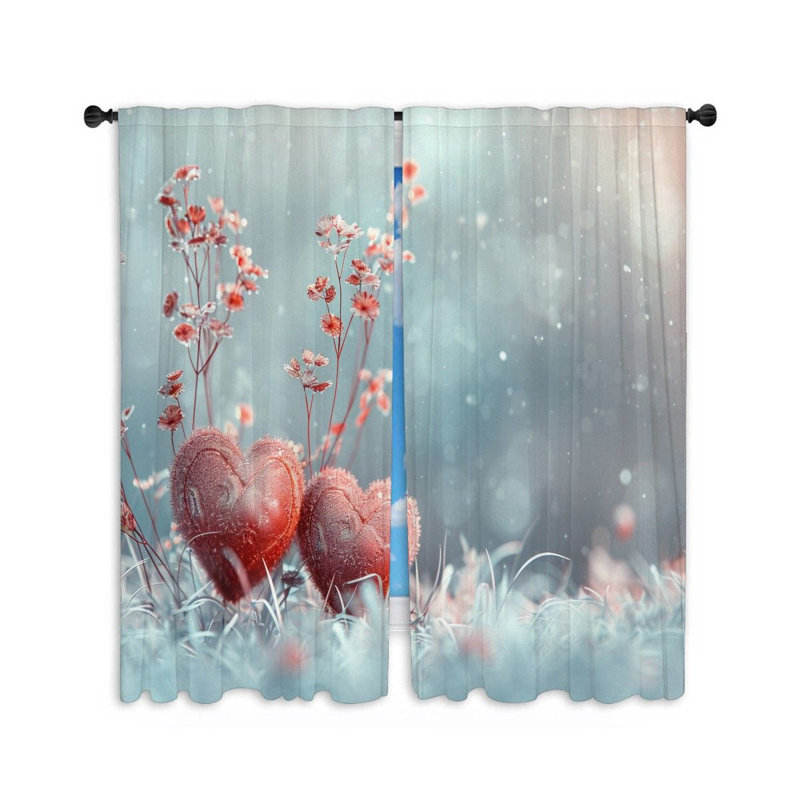 Paire de rideaux obscurcissant en polyester Nargish, L 20 po x L 54 po