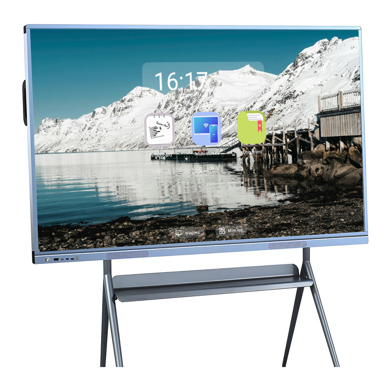 JYXCN Smart Board, tableau blanc interactif double OS 4K, calendrier électronique et SmartBoard de partage d'écran sans fil pour la salle de classe, le bureau et la publicité