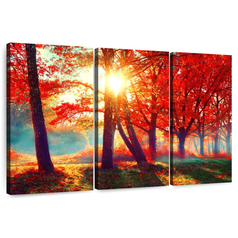 Paysage d'automne éthéré Alvord, H 36 po x l 57 po