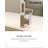 Single-Handle Kitchen Sink Faucet Dual-Spray Faucet with Pause Function 1.6 GPM-115690340