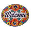 Plaque murale en céramique Talavera Welcome