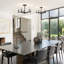 Plafonnier semi-encastré 5 lumières façon bougie-1840035601