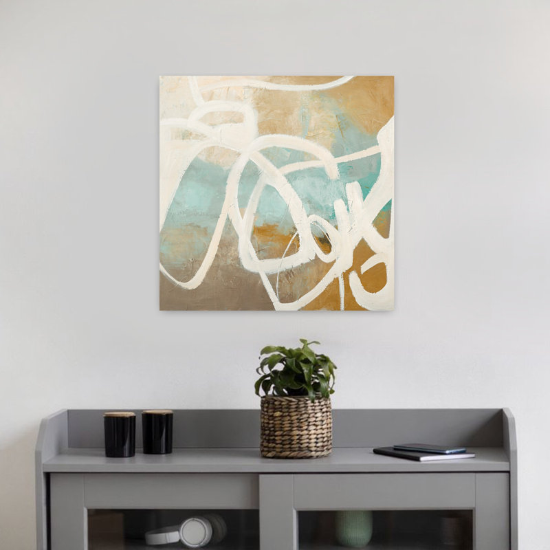 Notifier l'art abstrait contemporain contemporain, H 18 po x l 18 po