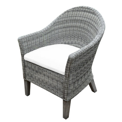 Vienna Wicker Outdoor Dining Armchair