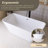 59" Acrylic Freestanding Soaking Bathtub