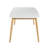 29. 53"d X 47. 24"w X 29. 53"h Solid Round Corner Diagonal Leg, For 6-8 People To Meet Dining Table Wood-703056546