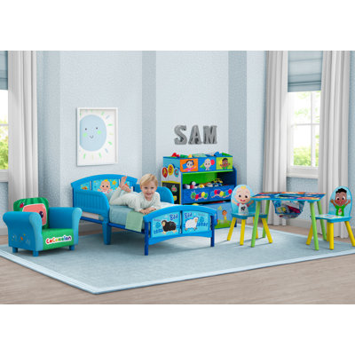 Cocomelon Plastic Toddler Bed By Delta Children