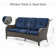 Anahit 73'' Polyethylene (PE) Wicker Outdoor Patio Sofa