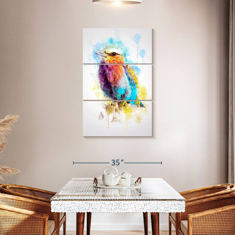 Brampt Lilac Breasted Roller, 45" H x 28" W